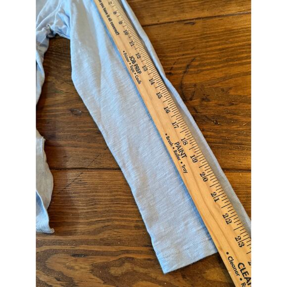 Vintage Tommy Hilfiger Women's Size L Baby Blue Lightweight 1/4 Zip Sweatshirt - Picture 10 of 10